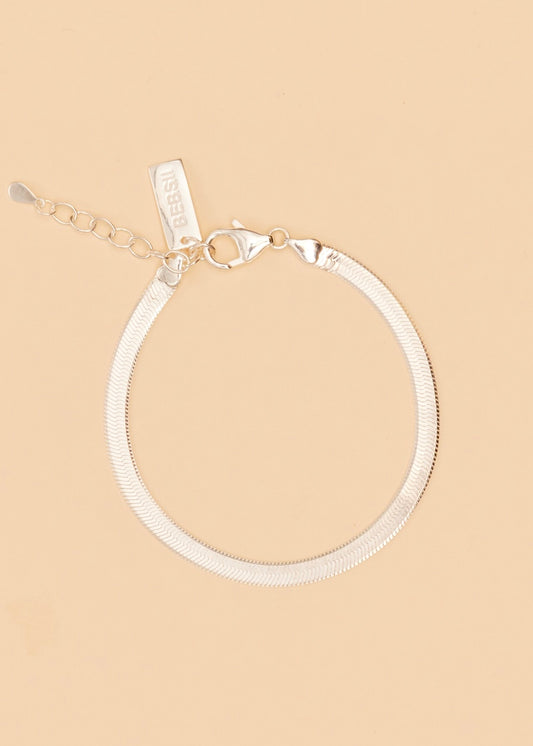 Armbånd dame perle perlearmbånd gull charms sølv