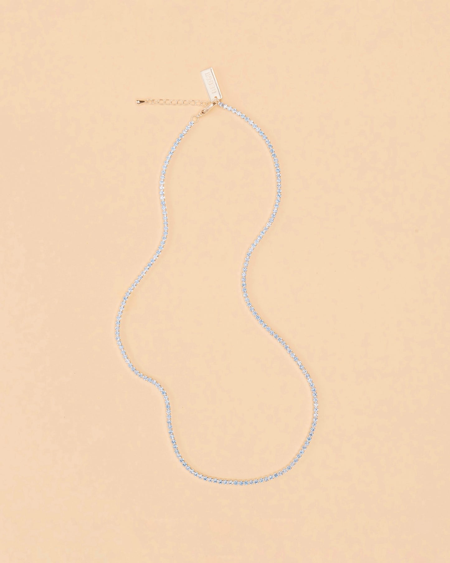 Halskjede | Sølv | Bling hvit