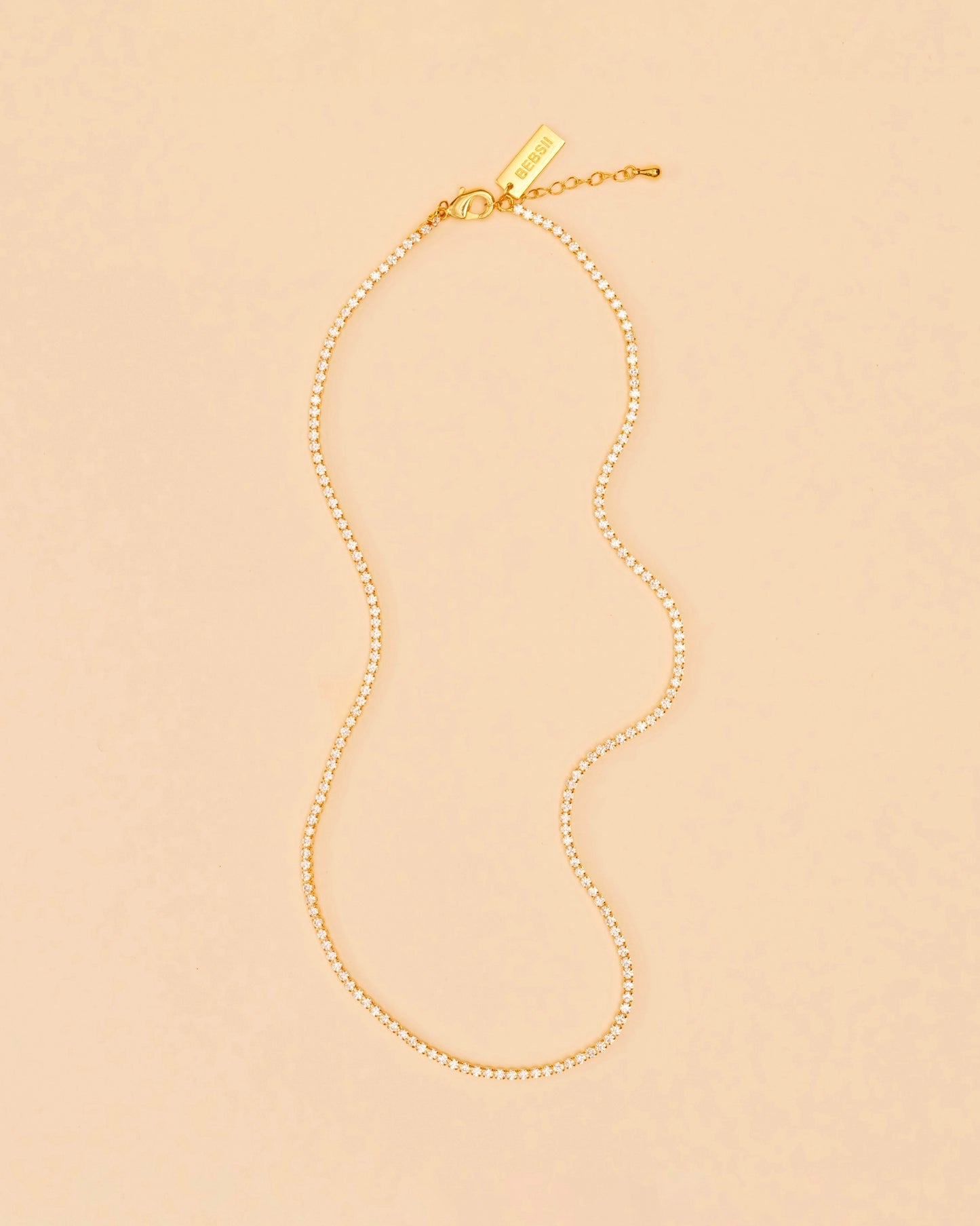 Halskjede | Sølv | Bling hvit