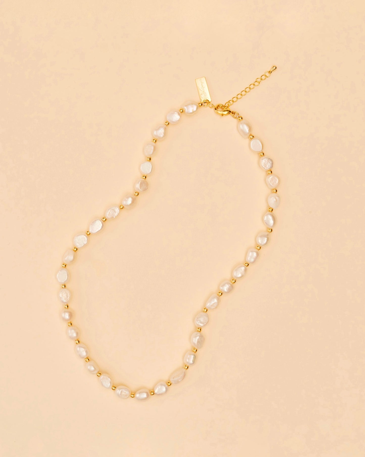 Halskjede dame gull choker perle perlesmykker gullsmykke gullsmykker sølv