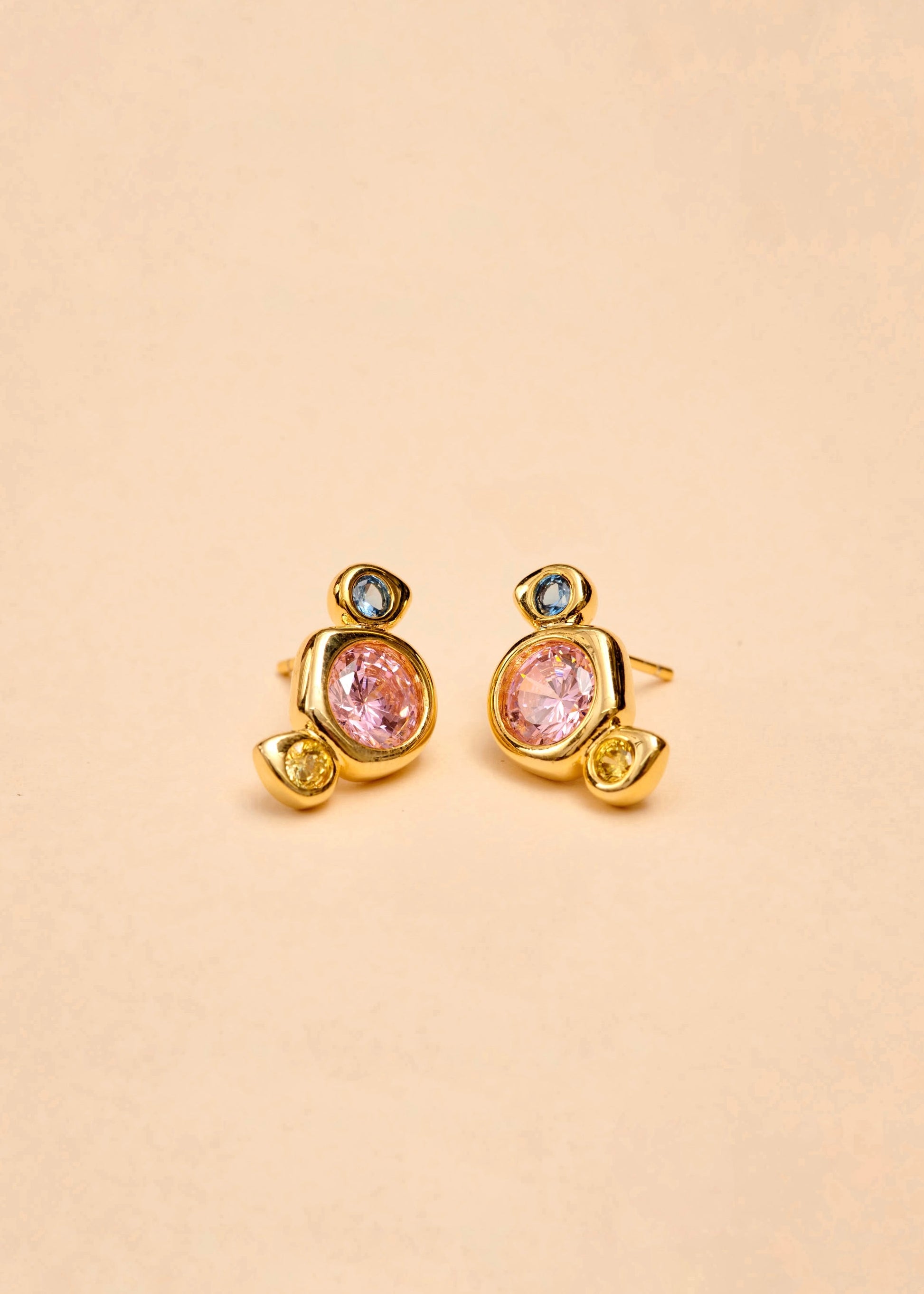 Øredobber øreringer dame gull maanesten barn sølv Bjørklund charms hoops