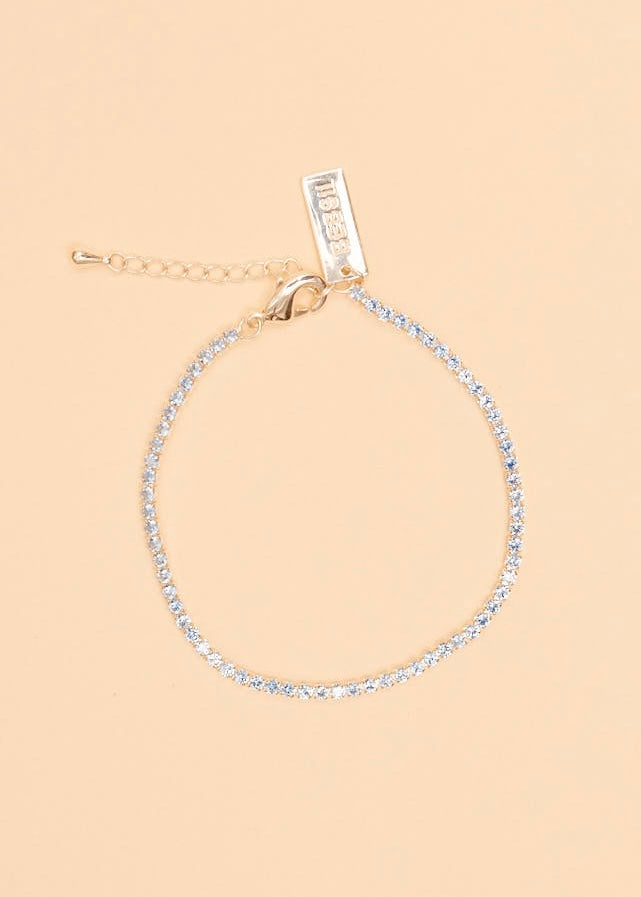 Armbånd | Gull | Bling hvit